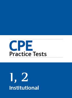 CPE Practice Test 1-2 Institutional Pack