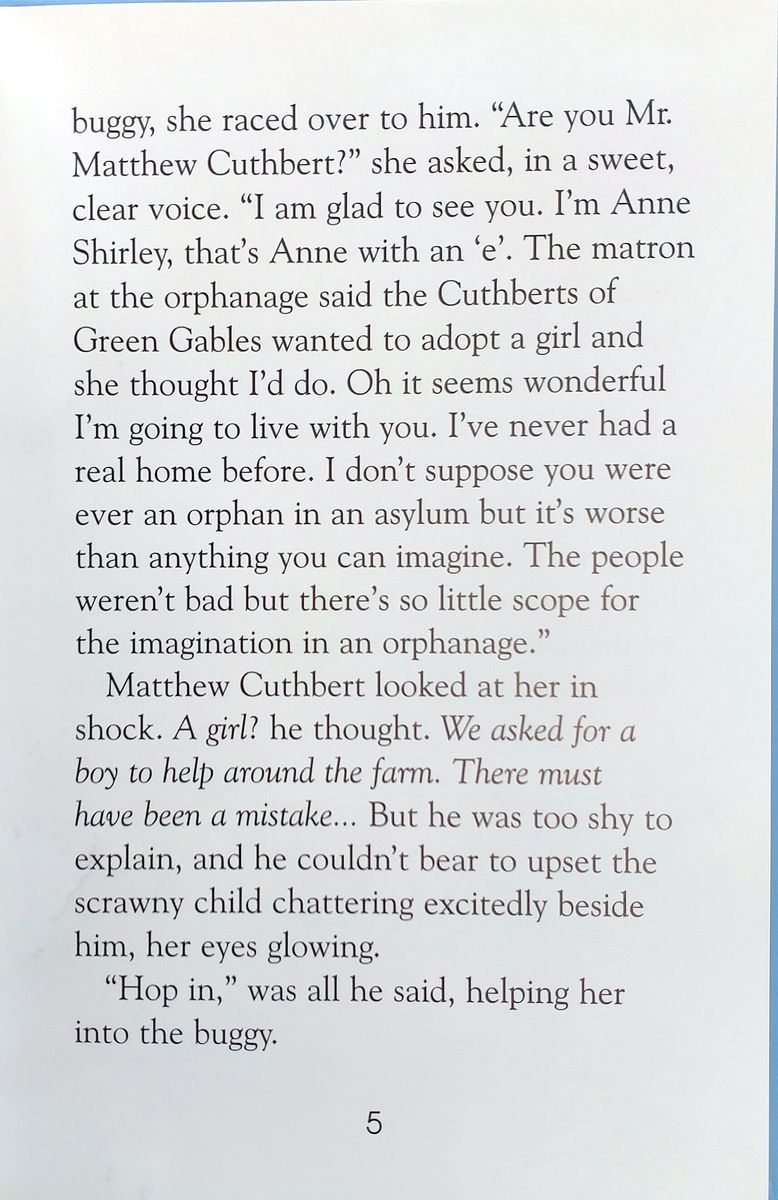 Usborne Young Reading 3 Anne of Green Gables
