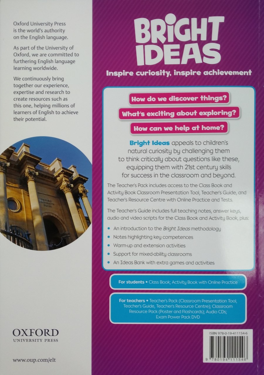 Bright Ideas 5 Teacher's Pack (Teacher's Guide, CPT and Teacher's Resource Centre)