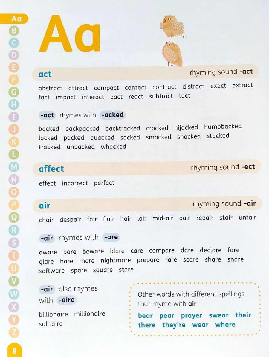 Oxford Children's Rhyming Words