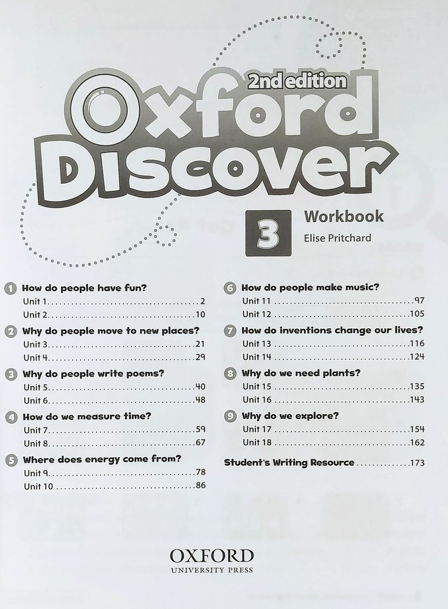 Oxford Discover (2nd edition) 3 Workbook with Online Practice