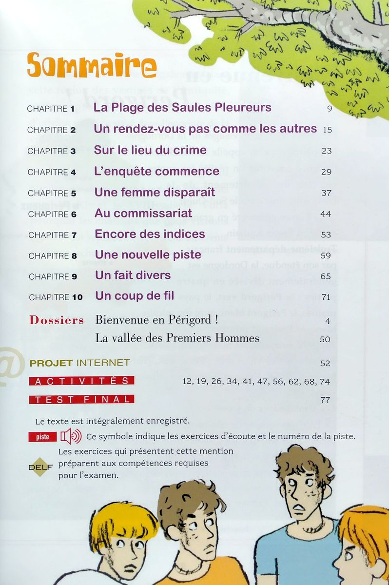 Lire et s'entrainer A1 Enigme en Perigord + audio