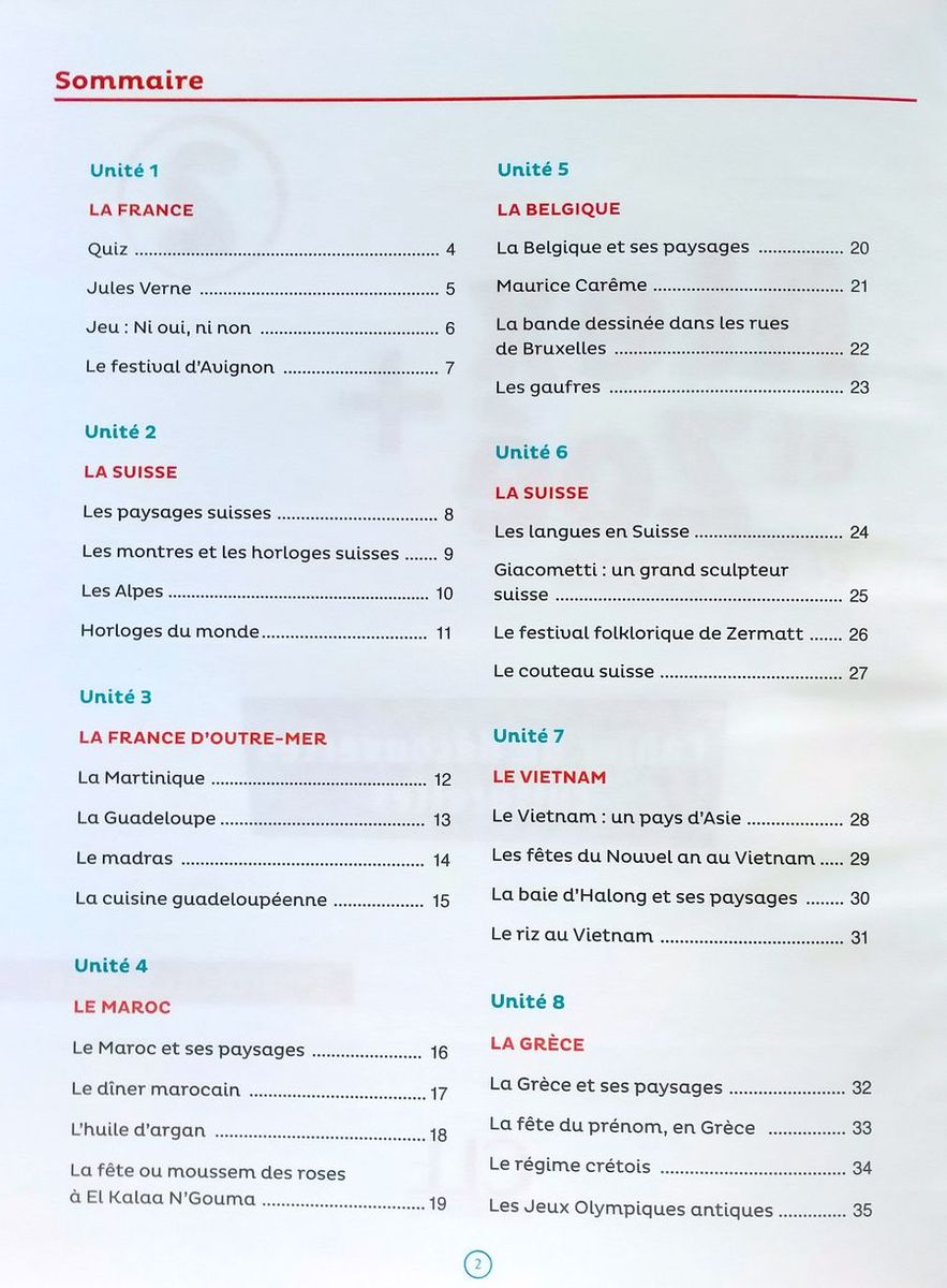 Alex et Zoe Plus 2 Cahier de Decouvertes Culturelles