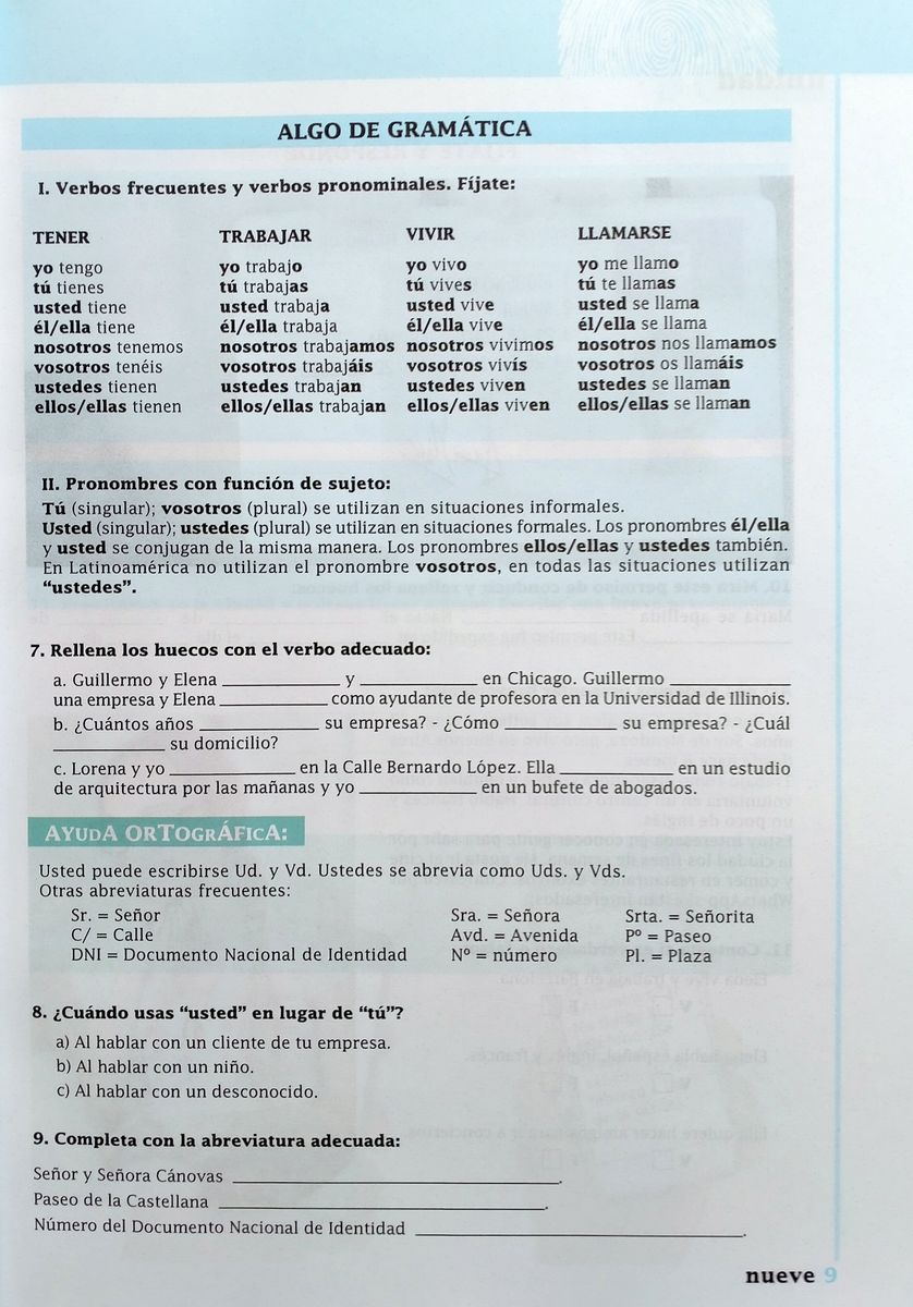 Destrezas ELE A1-A2 Expresion escrita