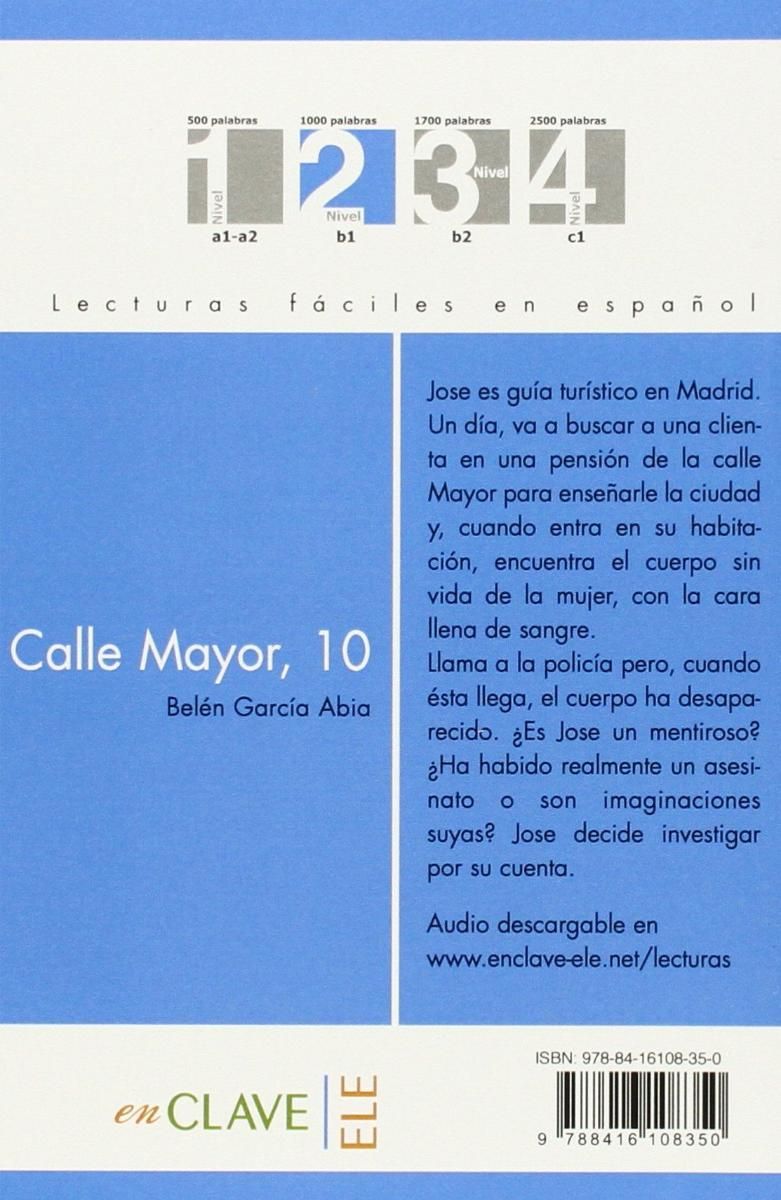 Lecturas faciles en espanol 2 Calle mayor 10 + audio descargable