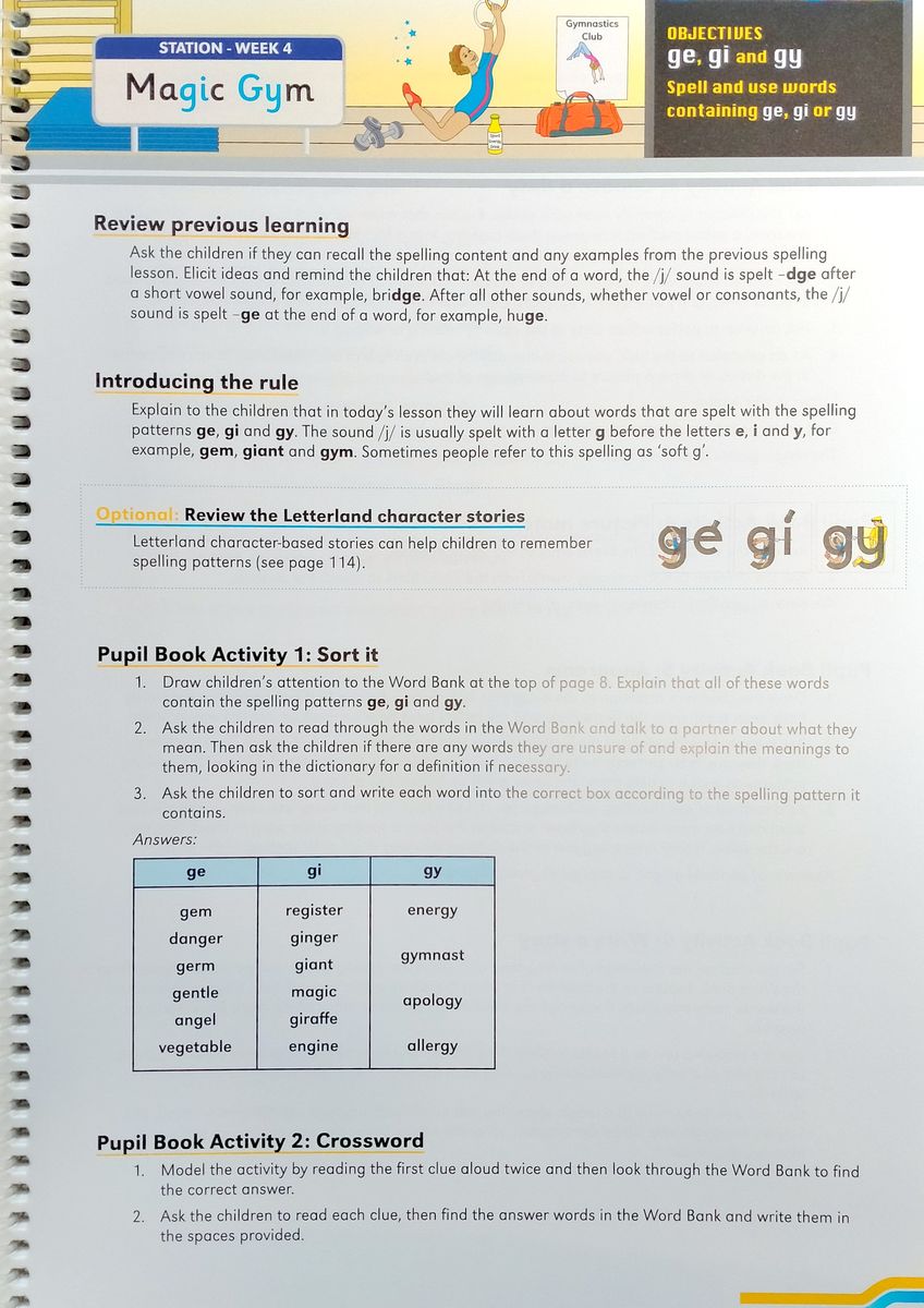 Letterland Spelling Stations 2 Teacher's Guide