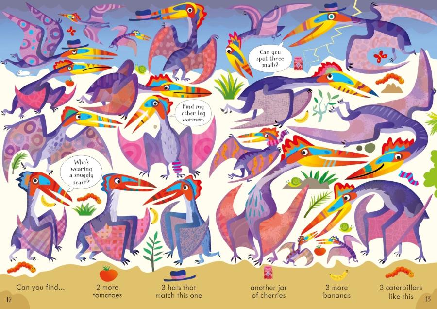 Usborne Look and Find Puzzles Dinosaurs