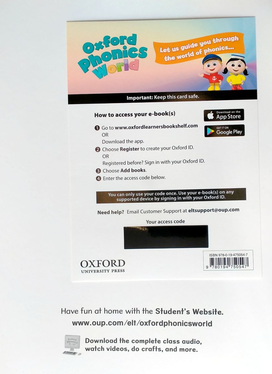 Oxford Phonics World 4 Student Book with Reader e-Book