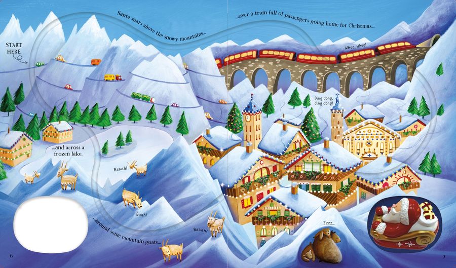 Usborne Wind-Up Santa's Sleigh