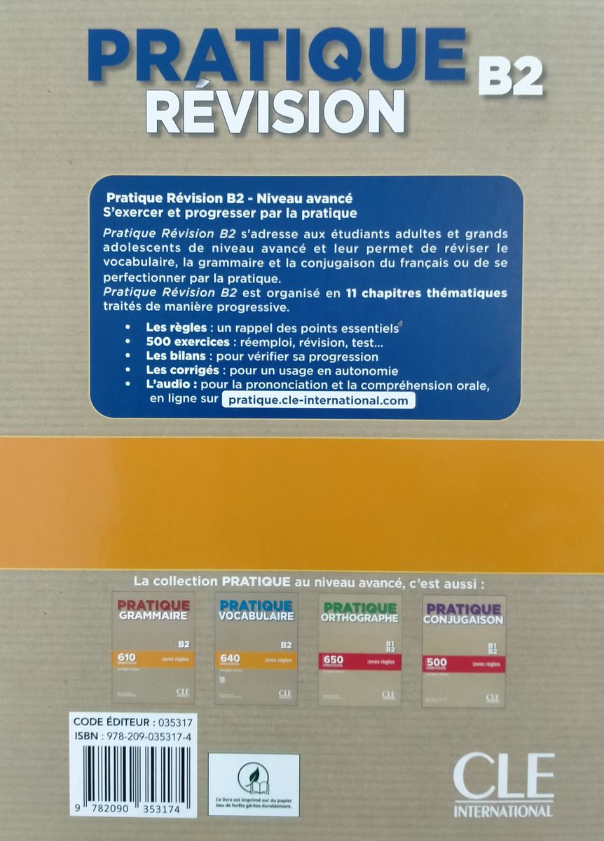 Pratique Revision B2 Livre + Corriges + Audio telechargeable