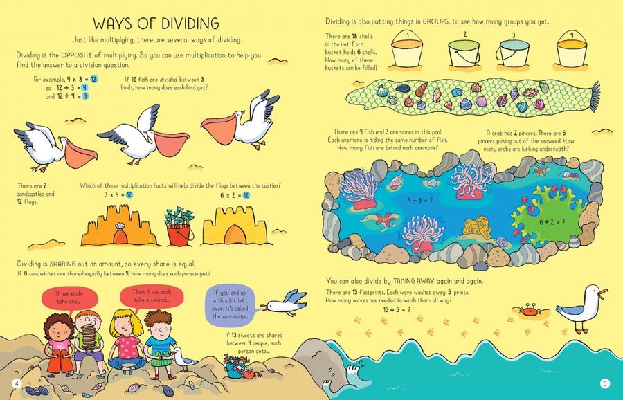 Usborne Lift the Flap Multiplying and Dividing