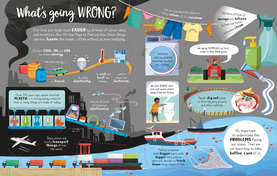 Usborne Lift-the-Flap Looking After Our Ocean