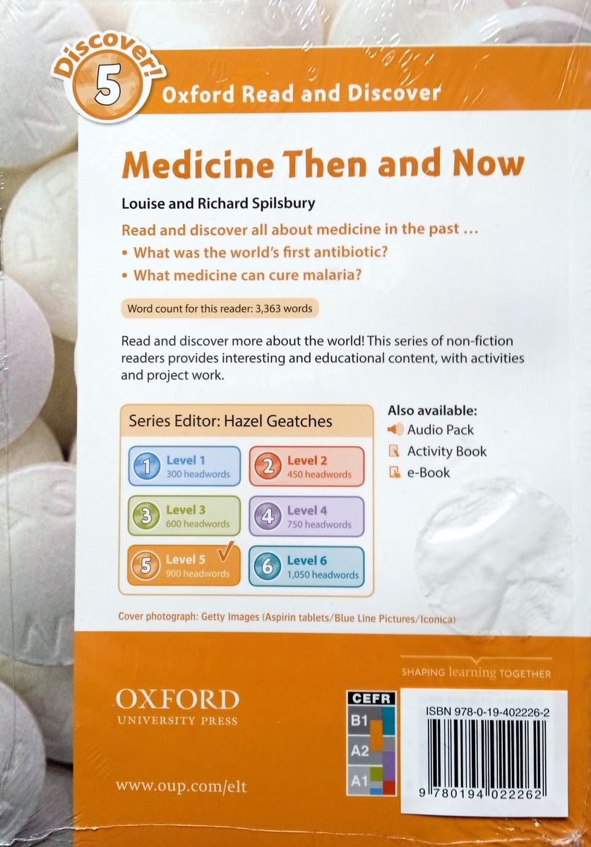 Oxford Read and Discover 5 Medicine Then and Now with Audio Download (access card inside)