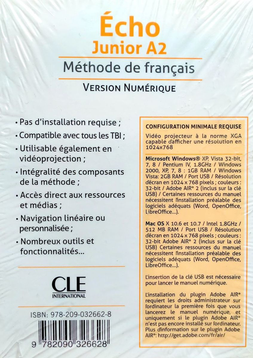 Echo Junior A2 resources pour TBI