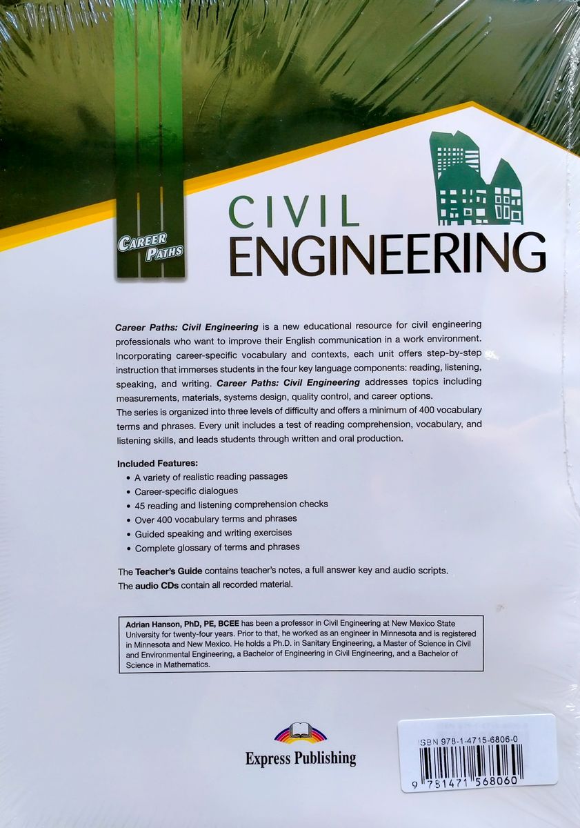 Career Paths Civil Engineering Teacher's Guide, Student's Book with Digibook and Online Audio