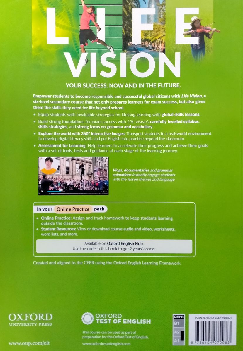 Life Vision  Elementary Student Book with Online Practice