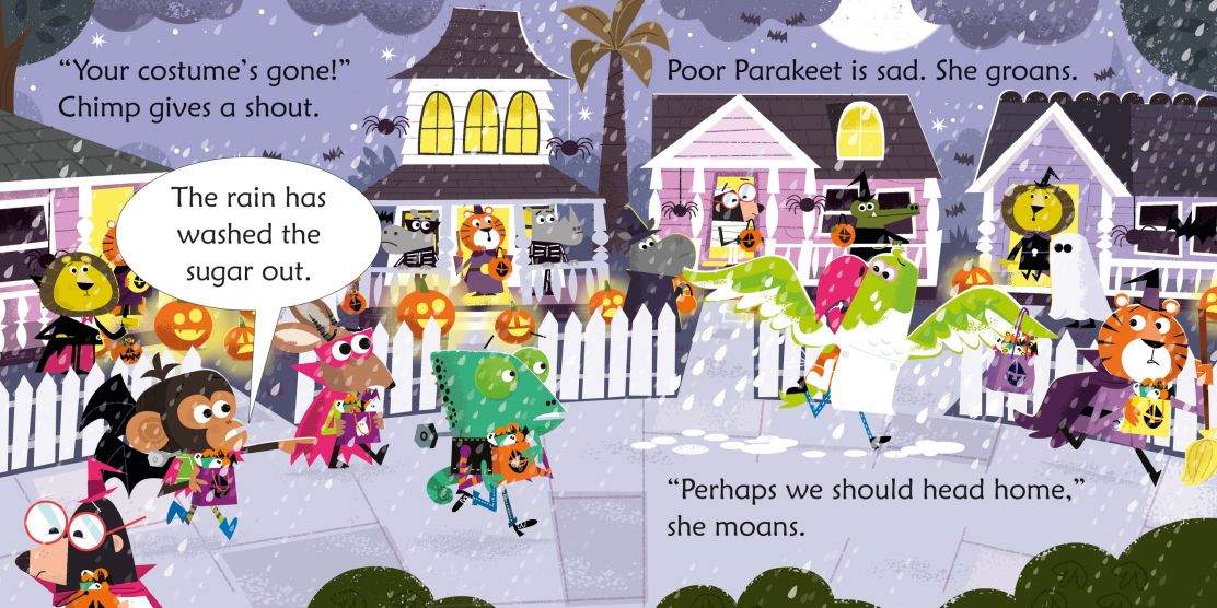 Usborne Phonics Readers Trick or Treat, Parakeet