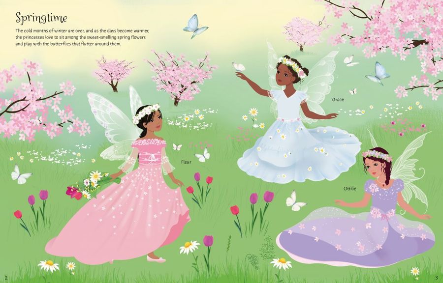 Usborne Sticker Dolly Dressing Fairy Princesses