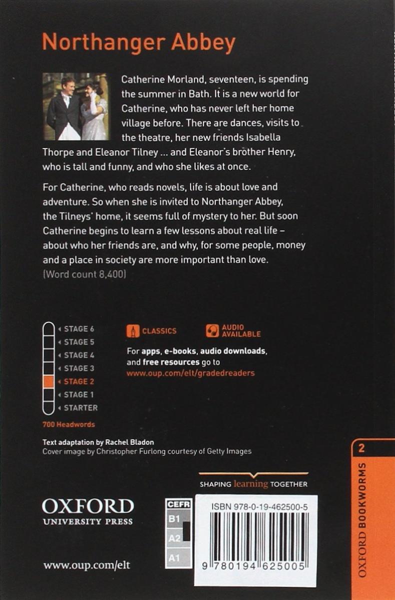 Oxford Bookworms Library 2 Northanger Abbey with Audio Download (access card inside)