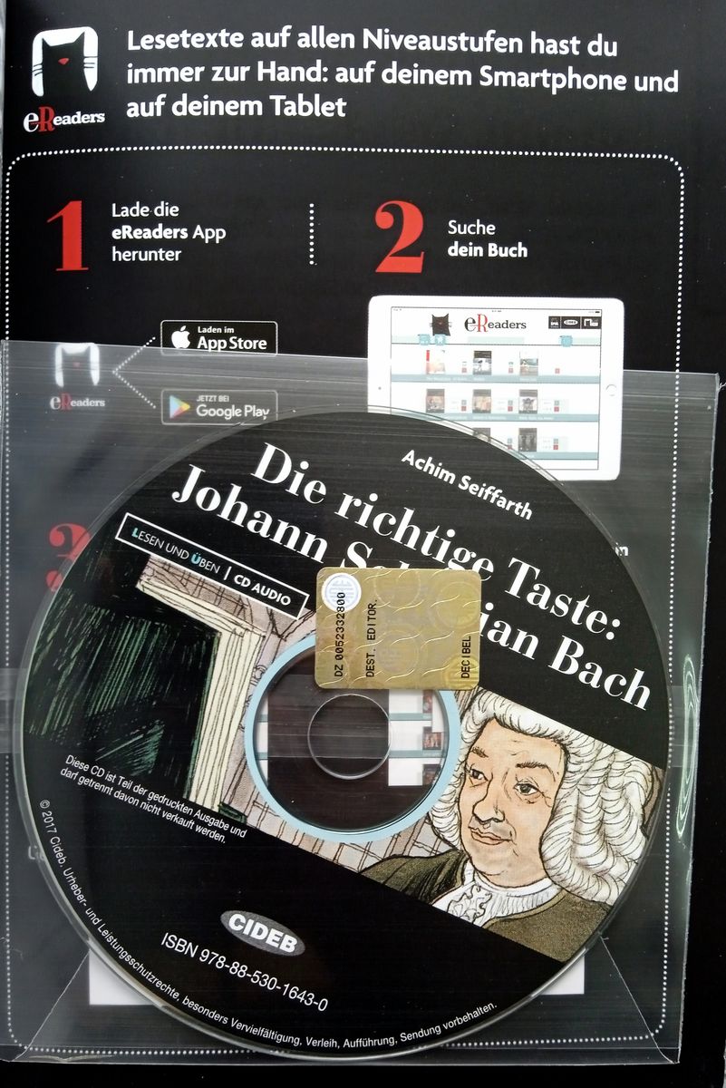 Lesen und Uben A2 Die Richtige Taste: Johann Sebastian Bach + CD