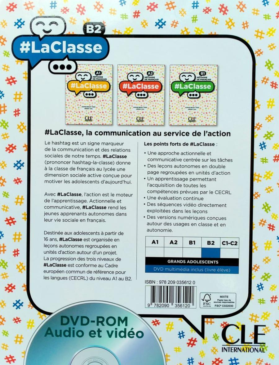 #LaClasse B2 Livre de l'eleve + DVD-ROM