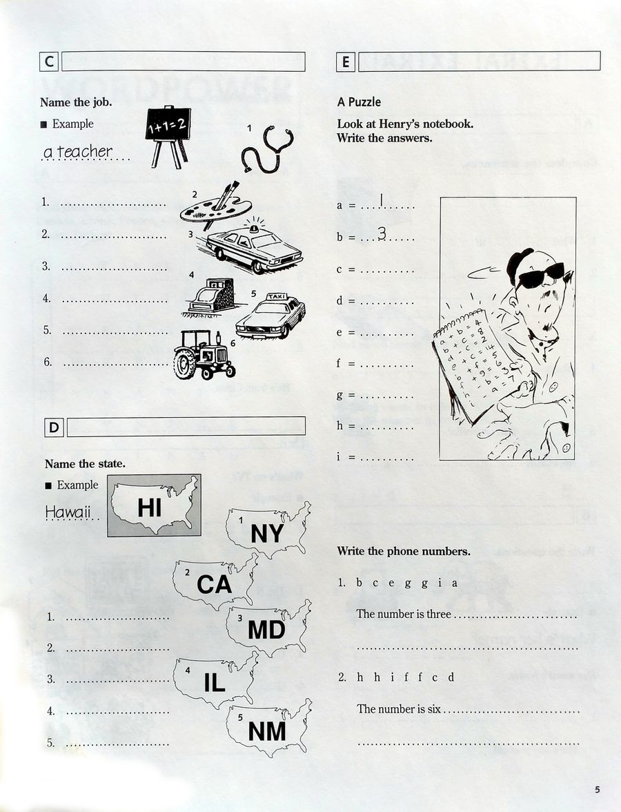 American Wow! 1 Workbook