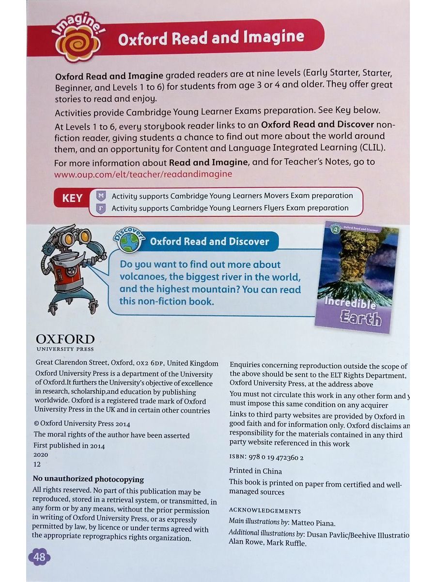 Oxford Read and Imagine 4 Volcano Adventure with Audio Download (access card inside)