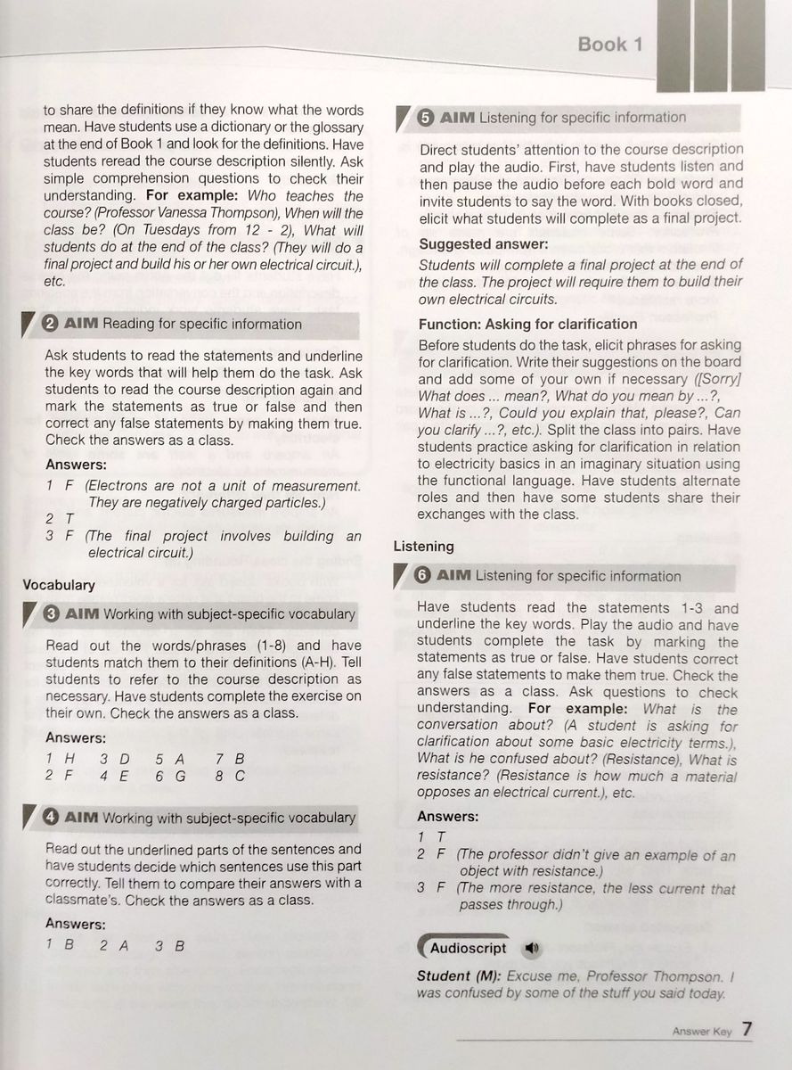 Career Paths Electronics Teacher's Guide
