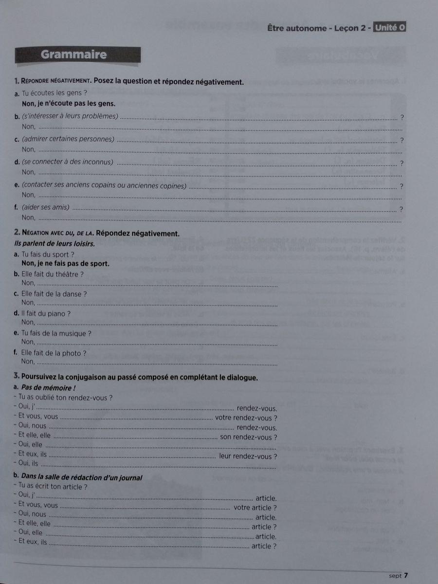 Tendances A2 Cahier d'exercices