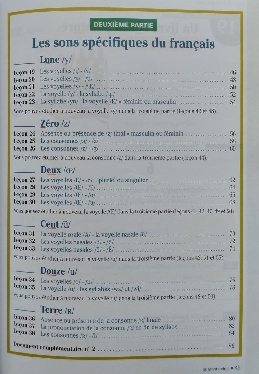 Phonetique Progressive du Francais 2eme edition Debutant A1 Livre + CD audio