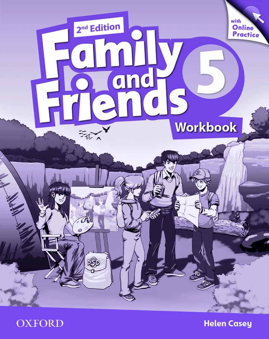 Family and Friends (2nd edition) 5 Workbook with Online Practice купить  рабочую тетрадь в онлайн магазине РЕЛОД. Официальная версия!