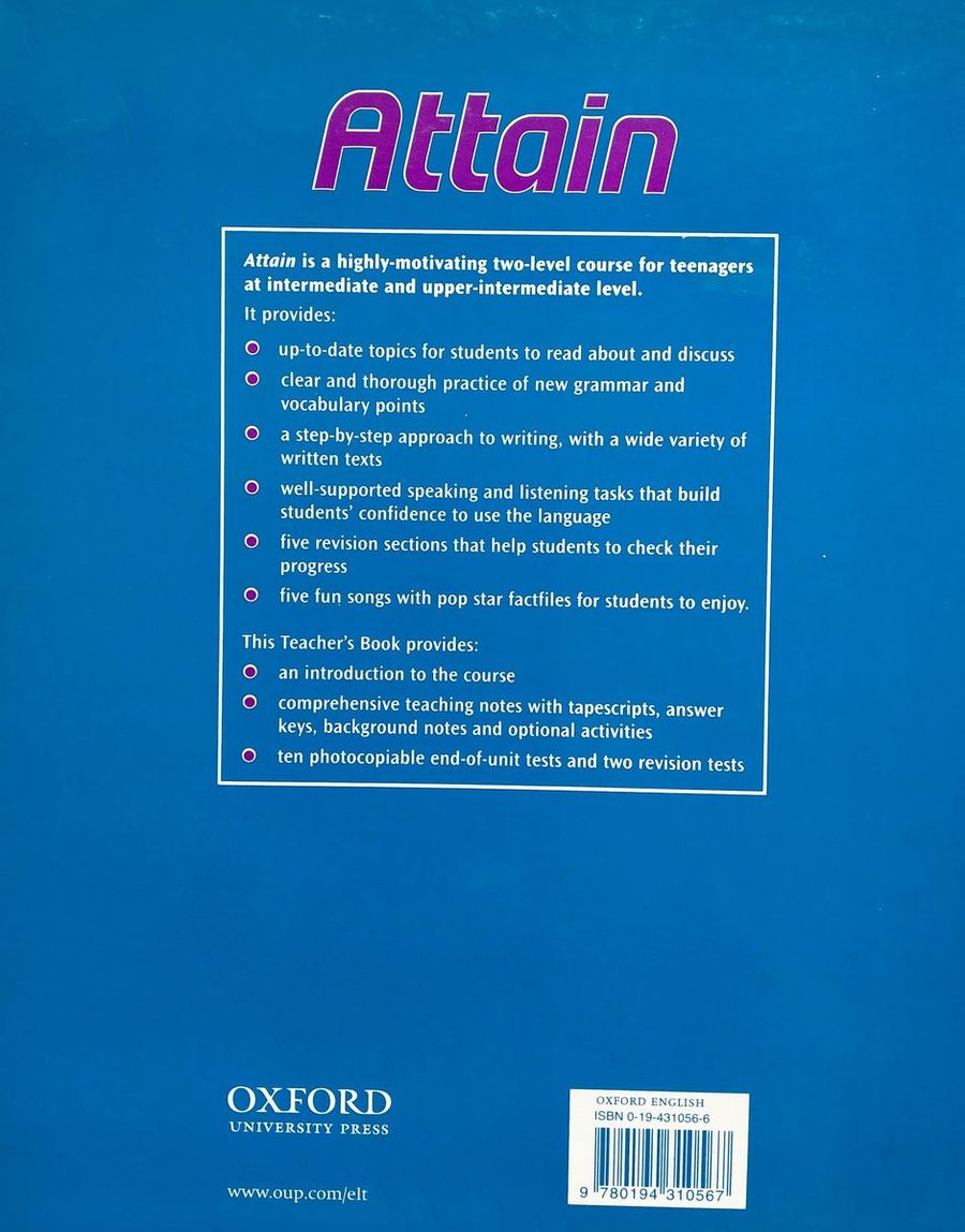 Attain Upper-Intermediate Teacher's Book