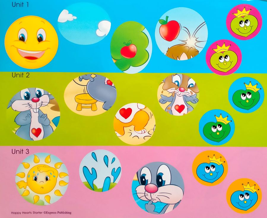 Happy Hearts  Starter Pupil's Book with Stickers, Press Outs & Multi-ROM