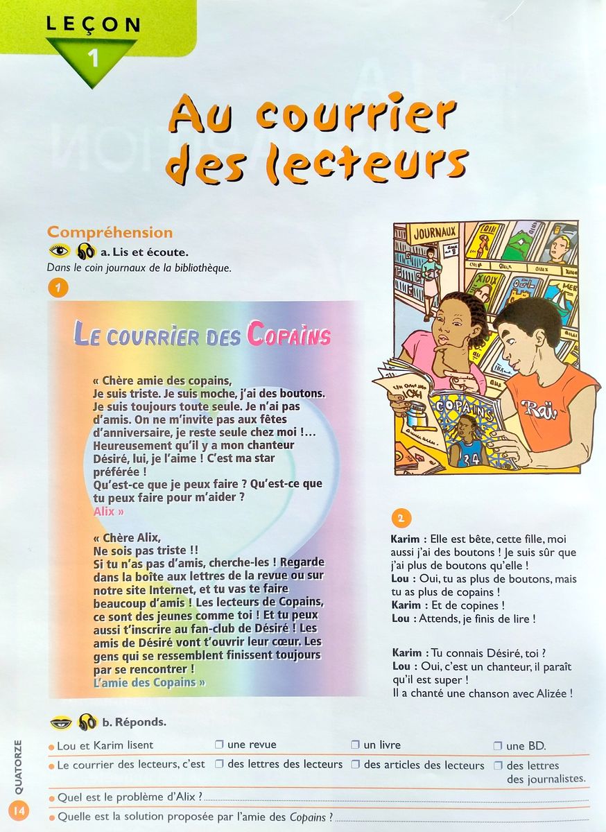 Oh la la! College 3 Livre de l'eleve