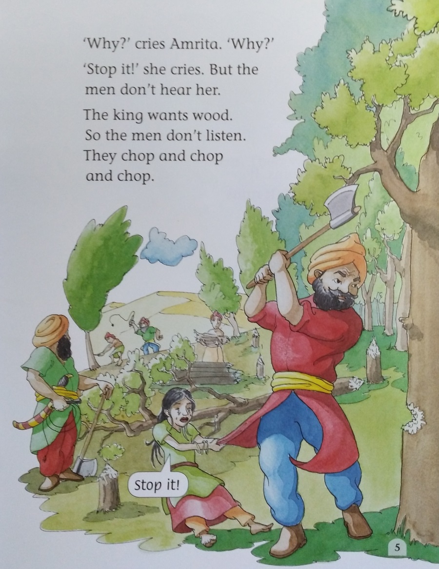 Classic Tales Level 2 Amrita and the Trees with e-Book and Audio CD