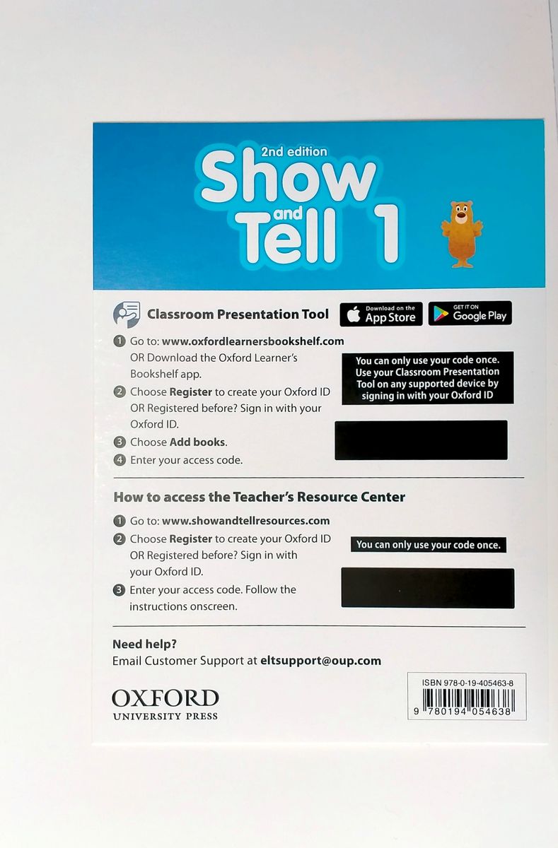 Show and Tell (2nd edition) 1 Teacher's Pack (Teacher's Guide, CPT and Teacher's Resource Centre)