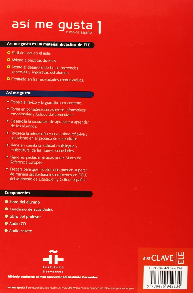 Asi me gusta 1 Libro del alumno