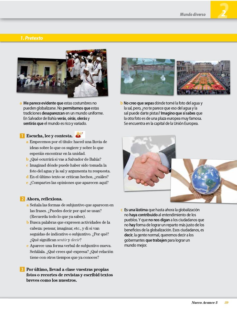 Nuevo Avance 5 Libro del alumno + CD