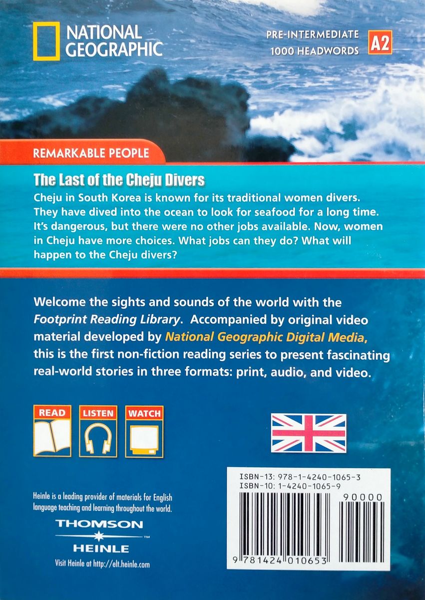 Footprint Reading Library 1000 Headwords The Last of the Cheju Divers with Multi-ROM (A2)