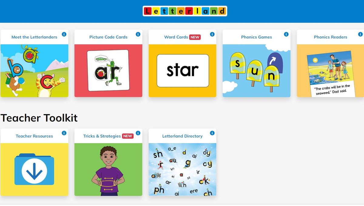 Letterland Phonics Online подписка на интерактивную обучающую платформу (1 год)
