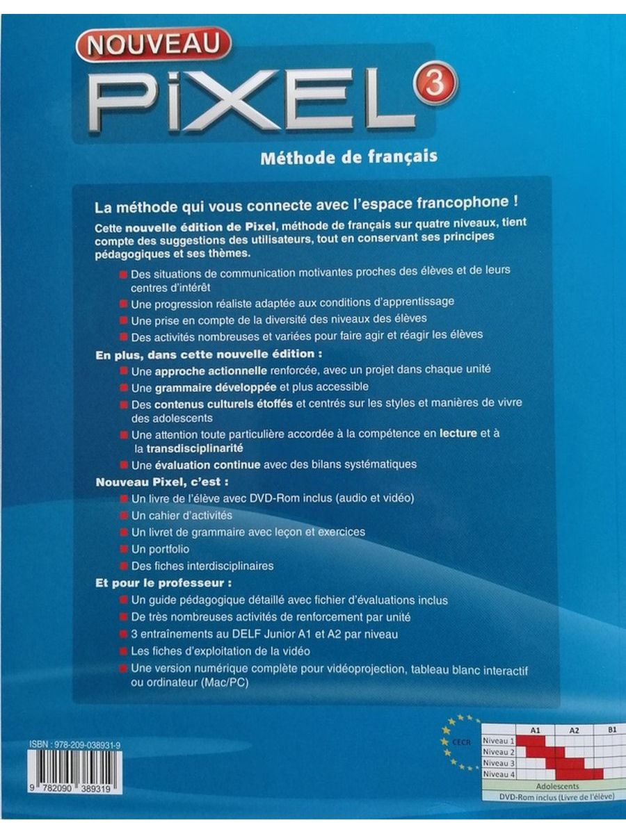 Pixel Nouveau 3 Cahier d'activites