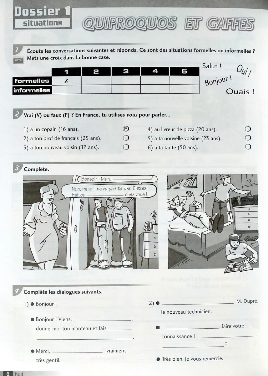 Junior 3 Cahier d'exercices