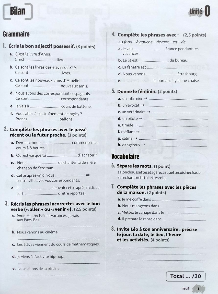 Merci! 3 Cahier d'activites