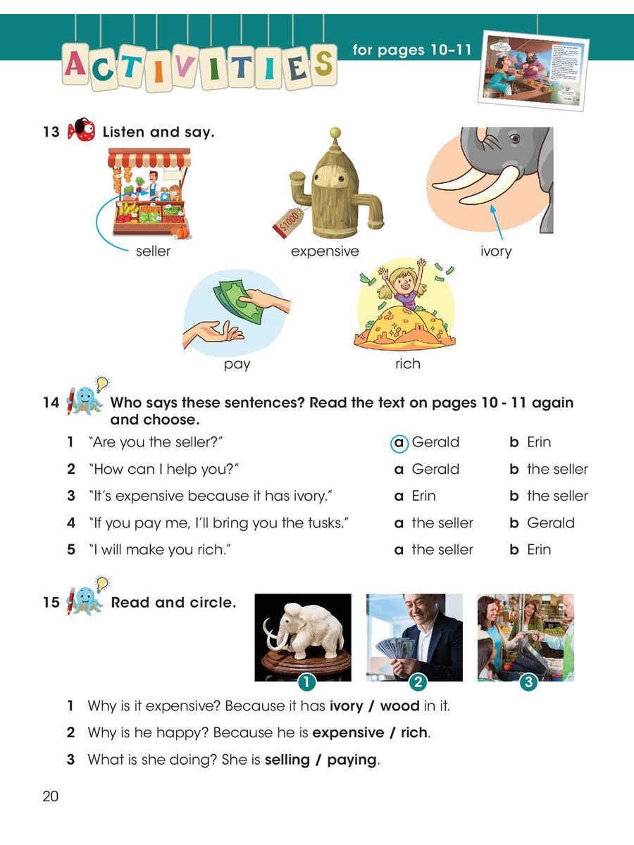 Short Tales 5 The Kind Elephant and the Greedy Man Digibook Application