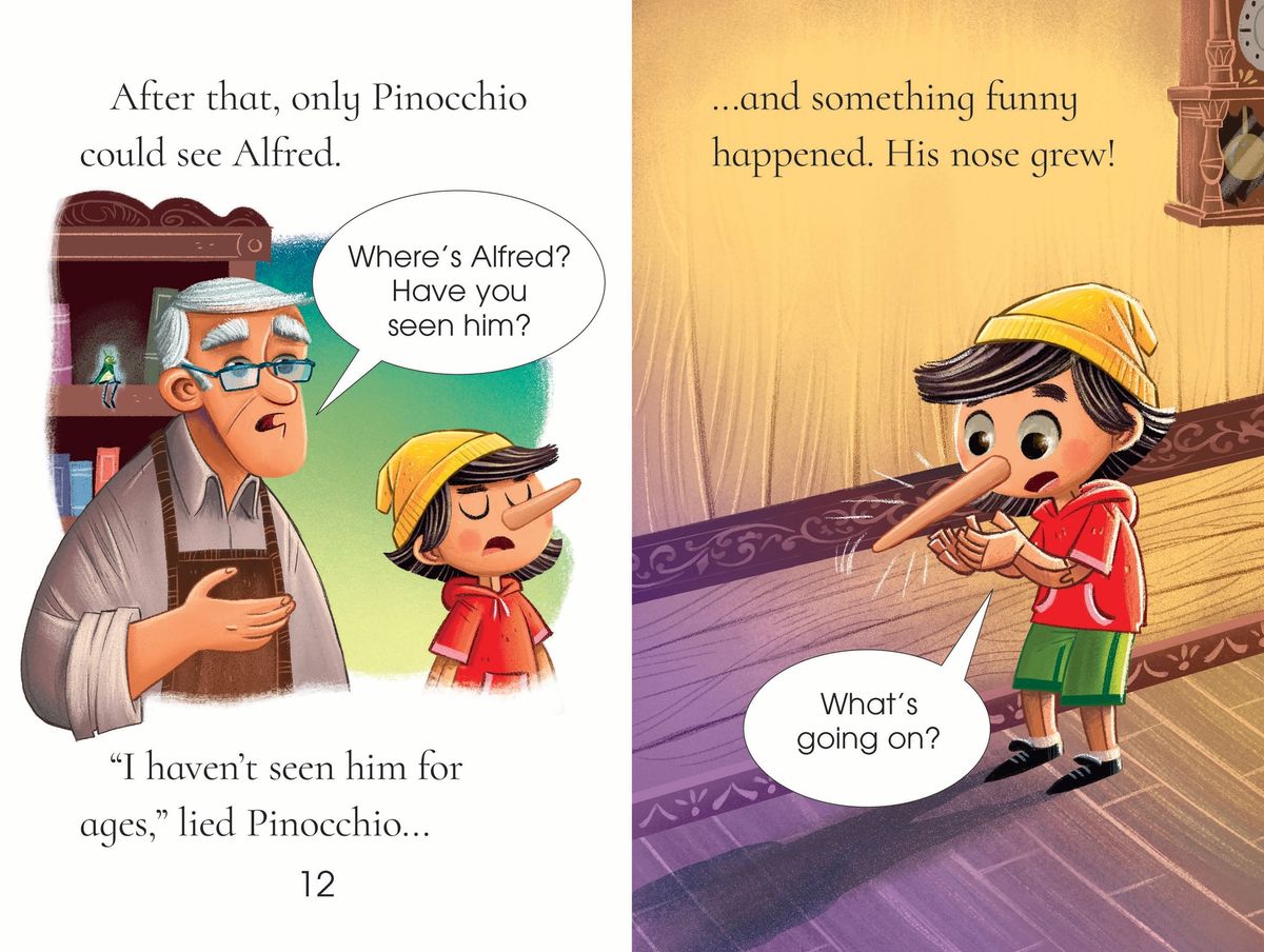Usborne First Reading 4 The Story of Pinocchio