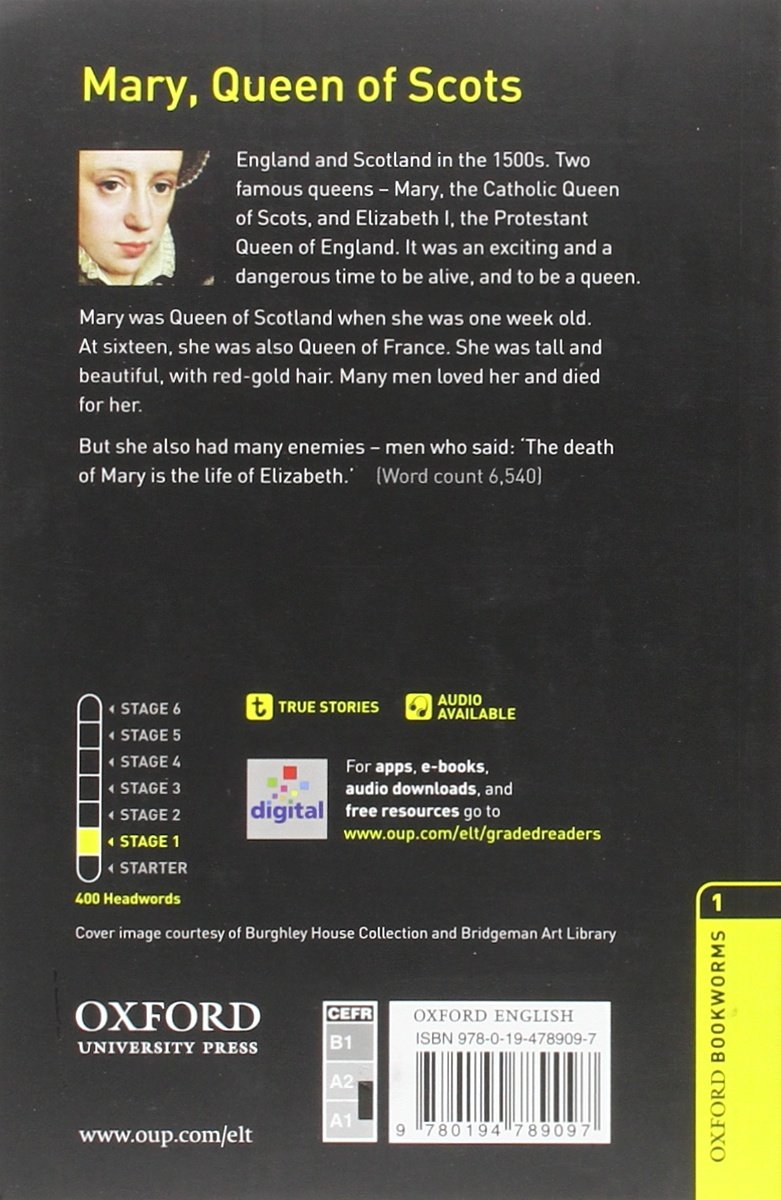 Oxford Bookworms Library 1 Mary, Queen of Scots with Audio Download (access card inside)