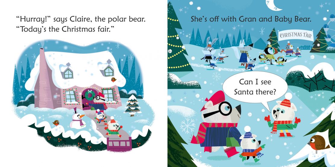 Usborne Phonics Readers Polar Bear at the Christmas Fair