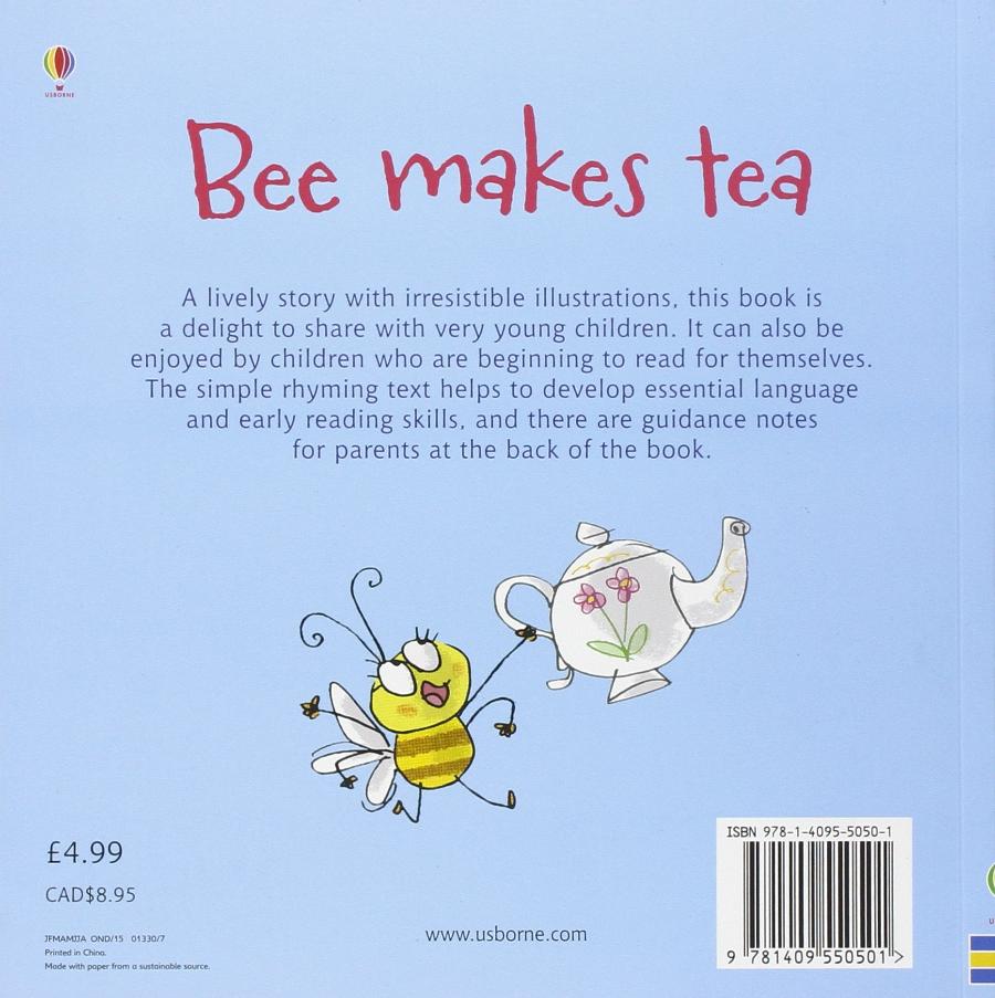 Usborne Phonics Readers Bee Makes Tea