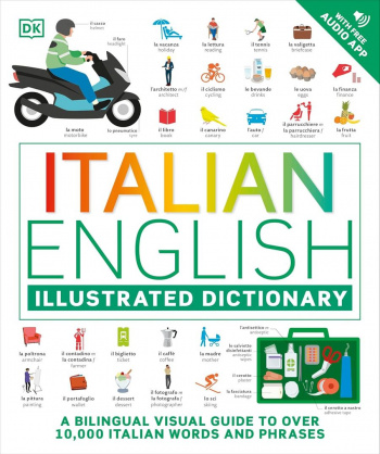 Italian English Illustrated Dictionary with Free Online Audio