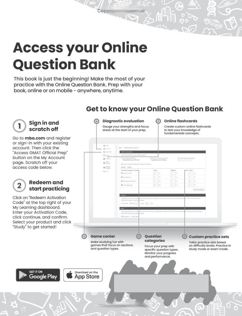 GMAT Official Guide Quantitative Review 2025-2026 Book + Online Question Bank